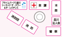 大井どんたく夏祭り2017 8/20インフォメーション周辺 ブース